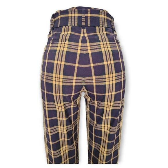 Aritzia Wilfred Women's Darontal Plaid Trouser Pants Size‎ 6 High Rise Career - Picture 7 of 12